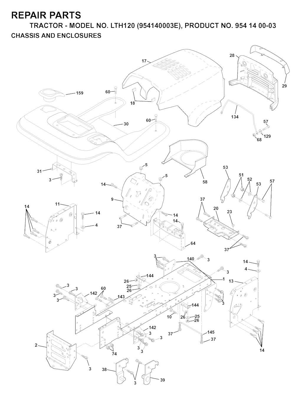 Explosionszeichnung Ersatzteile