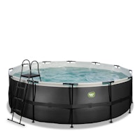 Exit runder Rahmenpool mit Kartuschenfilteranlage (Höhe 122 cm)