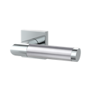 Vorschaubild Griffwerk CHRISTINA QUATTRO Klipptechnik -Edelstahl poliert/matt  Rosettengarnitur eckig -Klippt. -OS  -Griffpaar mit Drückerrosetten -TS 40-45mm