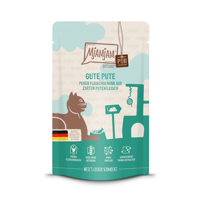 MJAMJAM Quetschies PUR 125g Beutel KatzennassfutterVorschaubild