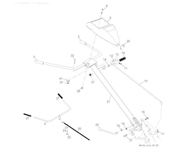 Husqvarna Motorhacken 96093000803 DRT900