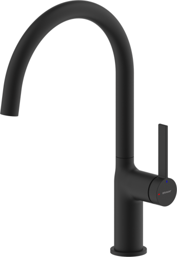 Bravat Torino Spültischarmatur Matt.schwarz U-Auslauf 3521309