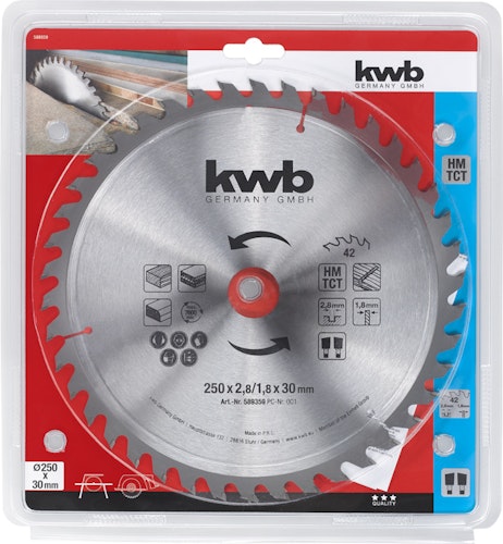kwb Bk-Sägebl.HM Ø250x30 Z42 589359