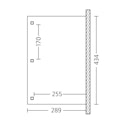 Vorschaubild Skan Holz Terrassenüberdachung Venezia mit Mittelpfosten Breite 434 cm
