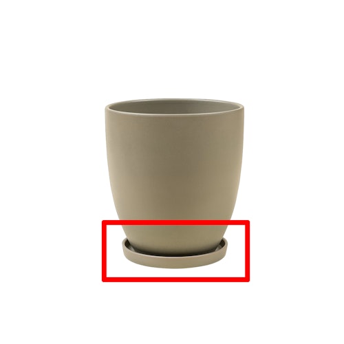 Wikholm form Design Untersetzer Terrakotta grün ⌀ 19/23/28,5 cm