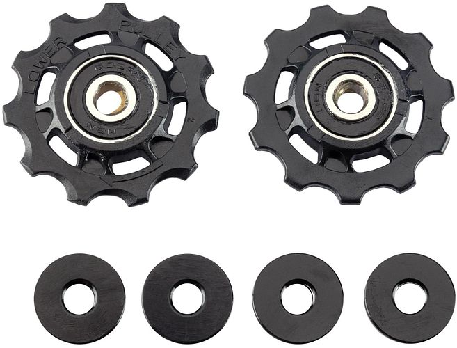 SRAM Schaltrollen-Set X7 X9 schwarz