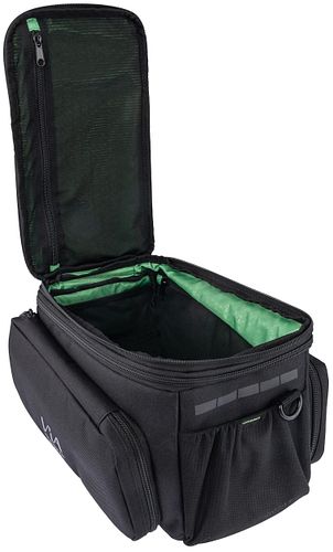 CONTEC Gepäckträgertasche Via Explorer schwarz inkl. vormontiertem AVS Adapter