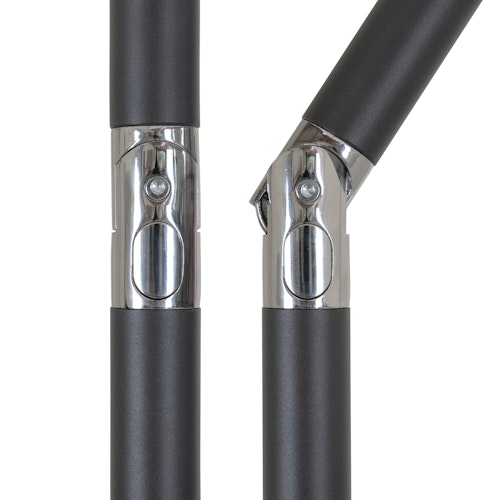 doppler Mittelmastschirm SUNLINE 225 x 120 Waterproof, Stahl Anthrazit / 100 % Polyester 180 g/m²