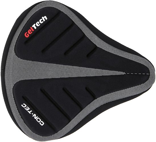 CONTEC Sattelüberzug Top Seat Gel schwarz/grau