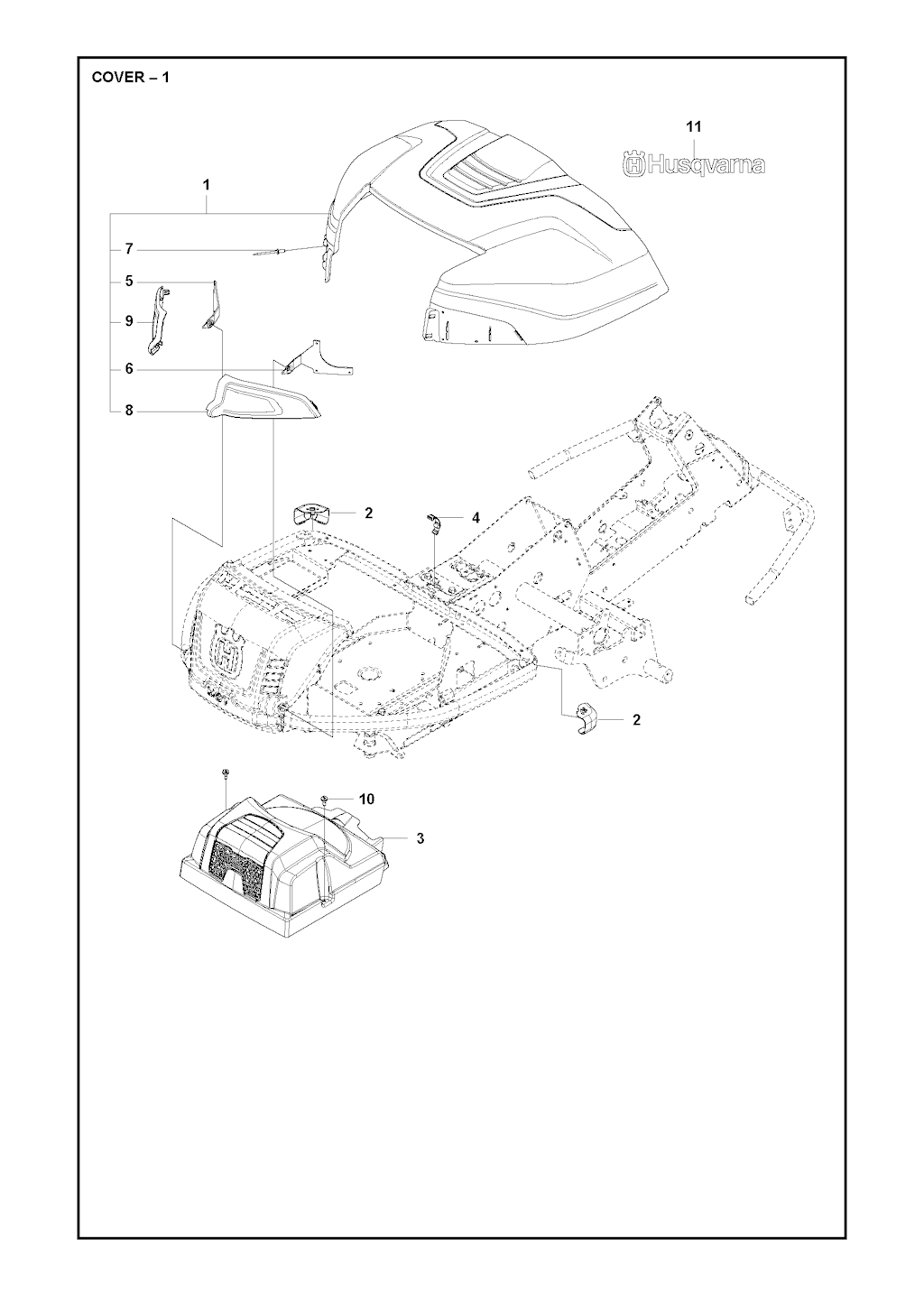 Explosionszeichnung Ersatzteile