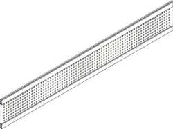 OSMO ALU Dekor Quadrat 19x277, 184cm Alu Anthrazit