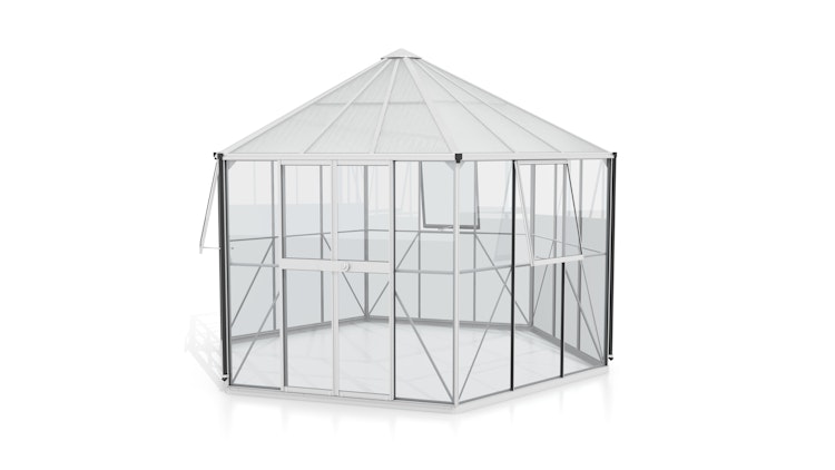 Vitavia Gewächshaus Juno/Hera 9000 inkl. 3 Seitenfenstern - 9,0 m²