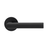 Griffwerk LUCIA PROFESSIONAL PVD+ Schraubtechnik GK3 Rosetten rund OS Graphitschwarz PVD+