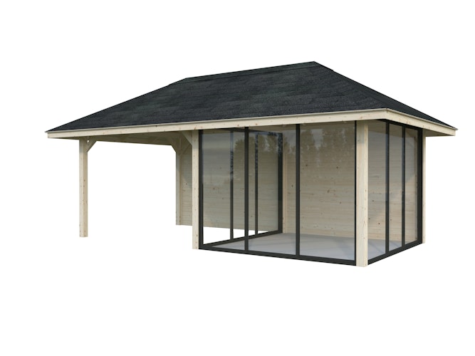 Palmako Pavillon Bianca 16,6 m² Set 206 Slide - 28 mm