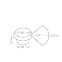 Vorschaubild TraumGarten Licht Deck-Leuchtring Typ Puck - Verschiedene Größen