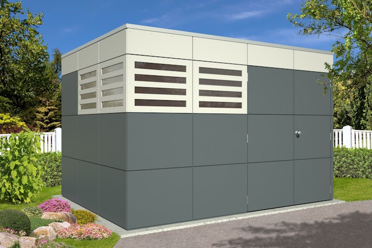 Skan Holz CrossCube Gartenhaus Perth 4