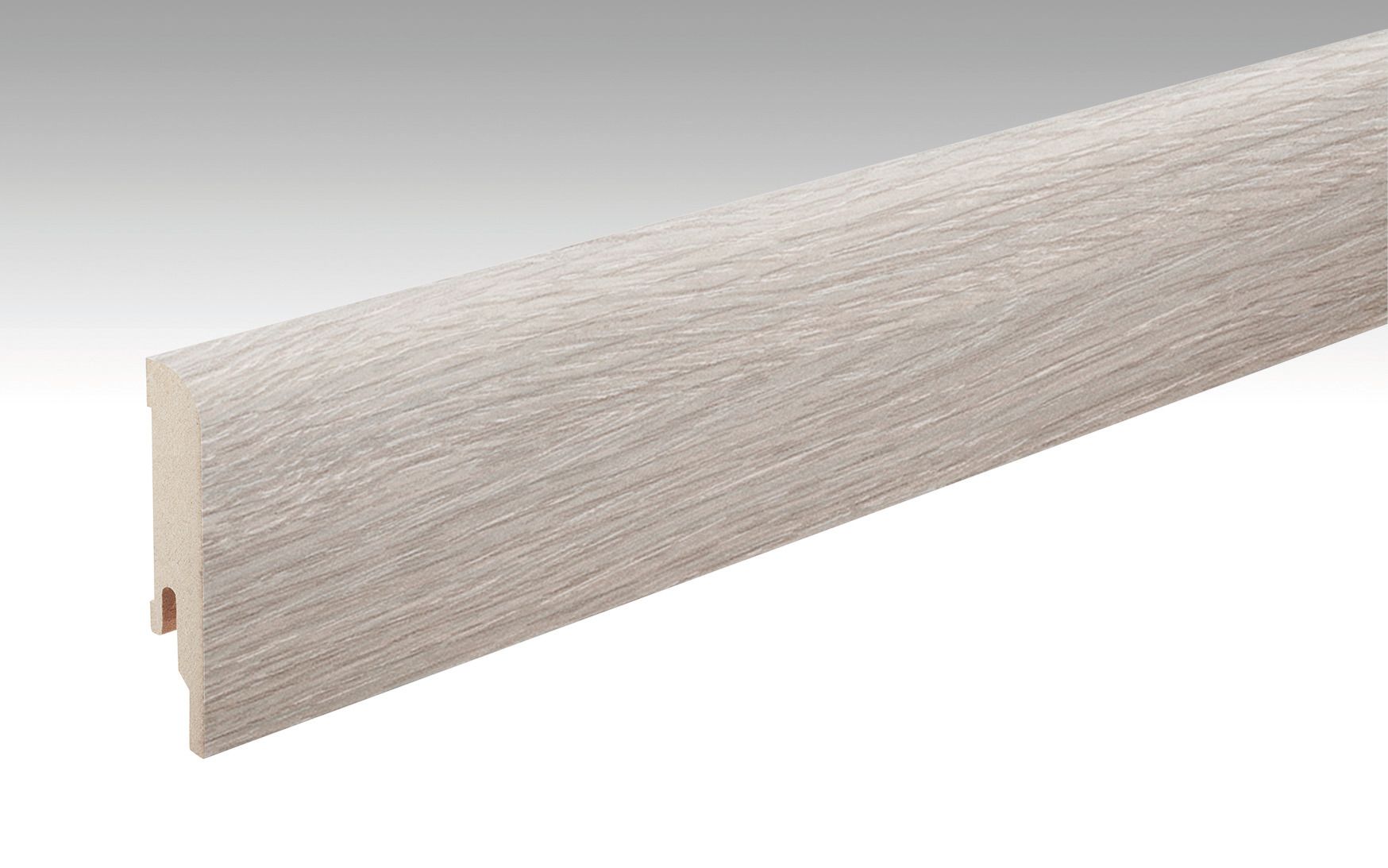MEISTER Fussleiste Profil 5 PK  Eiche weiß gelaugt 1-Stab 6181 - 2380 mm