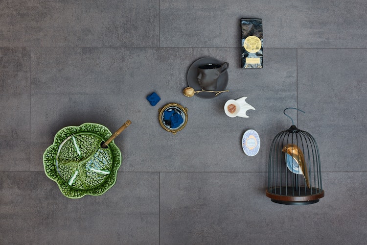 MEISTER Laminatboden MeisterDesign. laminate LB 150 857 x 398 x 8 mm 06857 Copper Iron Steinporen-Struktur