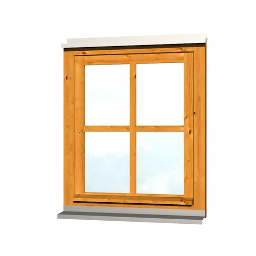 Skan Holz Einzelfenster für Carports