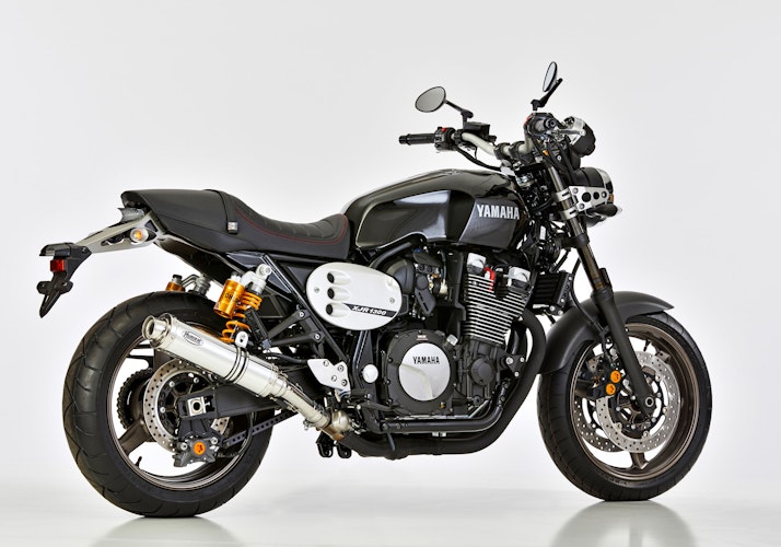 HURRIC SLIP-ON Schalldämpfer Supersport Aluminium poliert für YAMAHA XJR1300