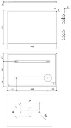 Ximax Infrarotheizkörper Aluminium Paneel, weiß