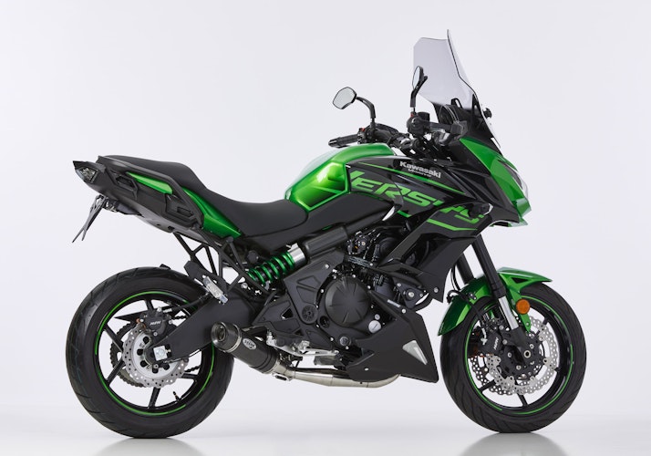 SHARK KOMPLETTANLAGE Carbon  Street GP für KAWASAKI ER-6f,ER-6n,Versys 650 EURO3 EURO4 