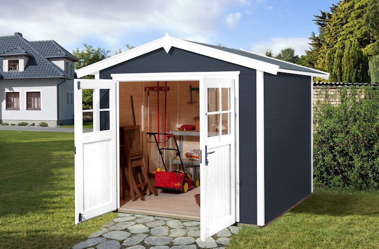 Weka Gartenhaus 224 inkl. Doppeltür - 21 mm