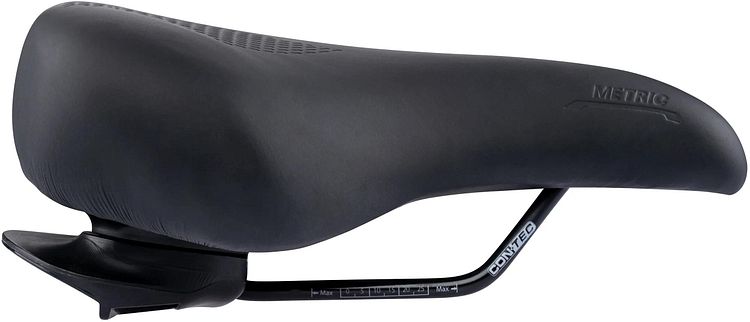 CONTEC Sattel Metric schwarz Maße (L x B) 260 x 210 mm