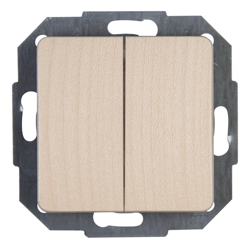 Kopp Serienschalter MILANO ahorn