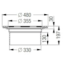 Vorschaubild KESSEL-Verlängerungsstück 830070, vertiefter Einbau, inkl. Dichtung