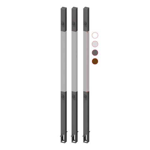 TraumGarten Torpfosten-Set 3fach zum Einbetonieren nach Maß