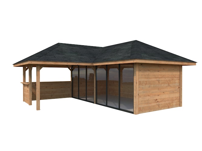 Palmako Pavillon Bianca 24,9 m² Set 222 Slide