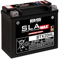 BS-Battery Batterie BS-Battery, SLA-MAX HD, versiegelt, startverstärkt, rüttelfest, Batterie "YTX20HL-BS"