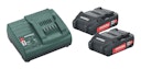 Vorschaubild Metabo Akku-Basic-Set 2x Li-Ion 2,0 Ah