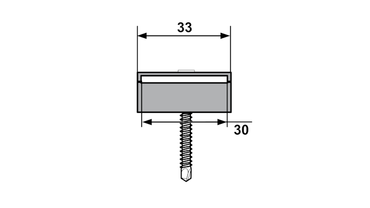 COBRA FASTENER HYBRID Clip 8-25 - 90 Clips inkl. Schrauben & Bit für Hartholz