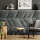 Vorschaubild Mollis Polsterpaneel Grau  30x15 cm