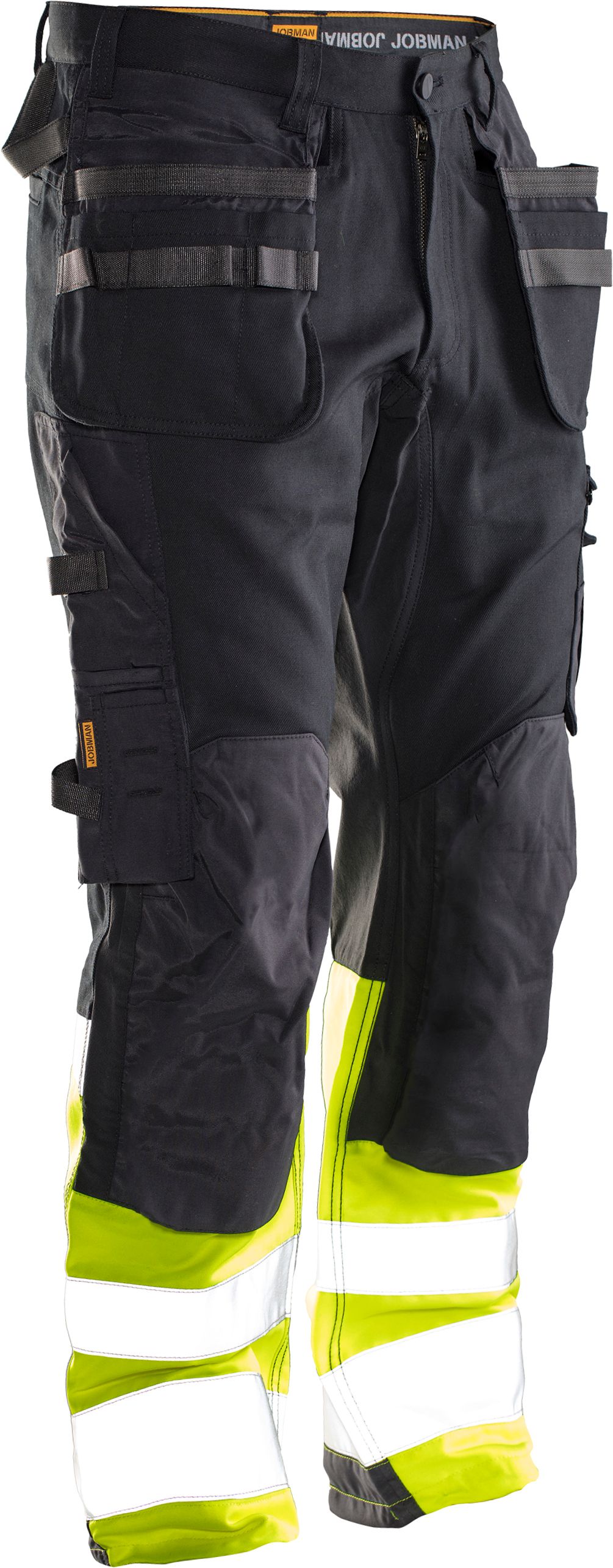 Jobman Bundhose Core Stretch Hi-Vis mit Hängetaschen 2134