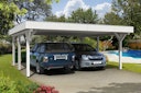Vorschaubild Skan Holz Spessart- Flachdach Doppelcarport aus Leimholz Breite 611 cm