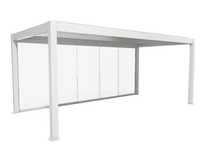 Biohort Glasschiebewand 10 mm ESG Klarglas für Pergola