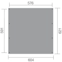 Vorschaubild Weka Doppelcarport 609 mit Stahlblech-Trapezdachplatten