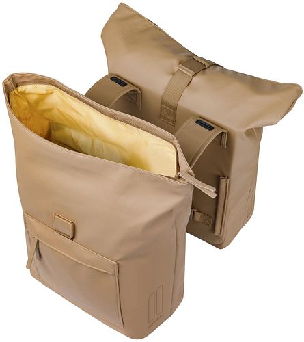 Basil Doppeltasche Brooklyn 41 l beige