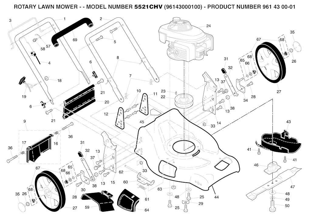 Explosionszeichnung Ersatzteile