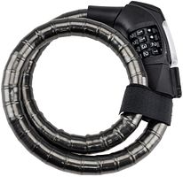 KRYPTONITE Zahlen-Panzerkabelschloss Kryptoflex Armored 80 cm grau