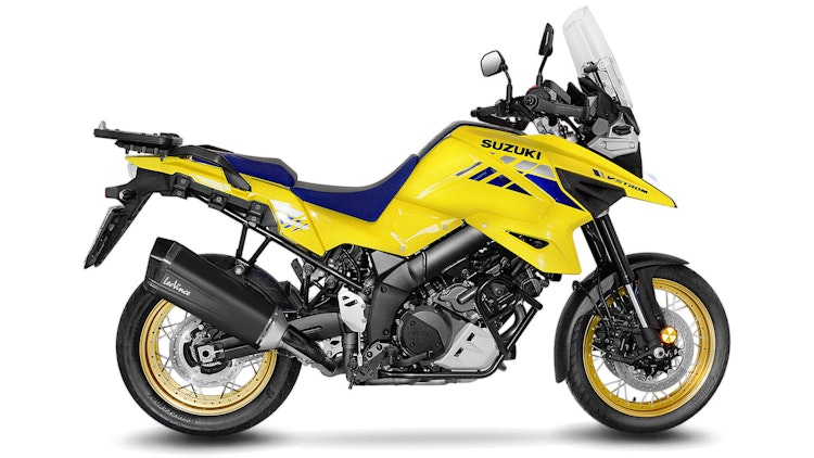 LeoVince SLIP-ON Edelstahl SBK LV-12 Schwarz für SUZUKI V-STROM 1050 ABS/XT