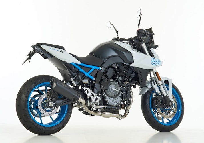 SHARK KOMPLETTANLAGE Edelstahl beschichtet schwarz-matt DSX-10 für SUZUKI GSX-8R,GSX-8S EURO5  