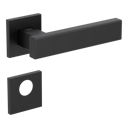 Vorschaubild Griffwerk VAYA 200 CUBICO fast2fix Fast2Fix Rosetten eckig Rundzylinder Graphitschwarz