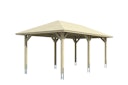 Vorschaubild Skan Holz Carport Taunus 374 x 656 cm