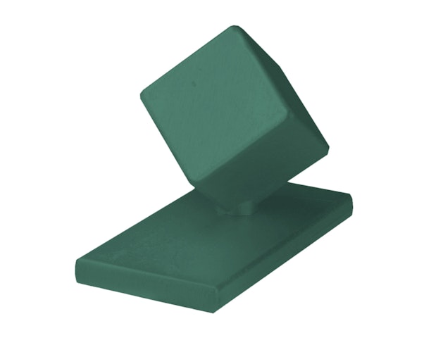 dz Aluminium-Abdeckkappe mit Würfel für Pfosten 60 x40 mm 