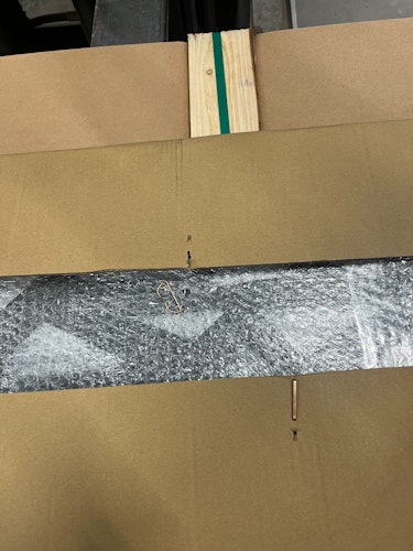 B-Ware GroJa Design Triangle XL Anthrazit DB 703 1800x60cm inkl. Befestigungsmaterial