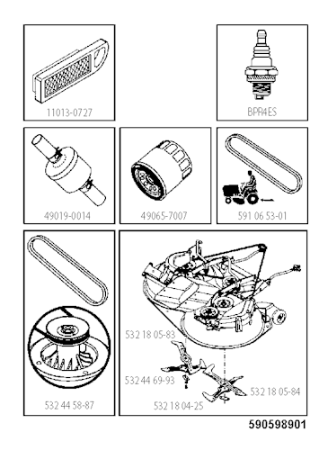 Husqvarna Gartentraktoren 960510129 TC 342